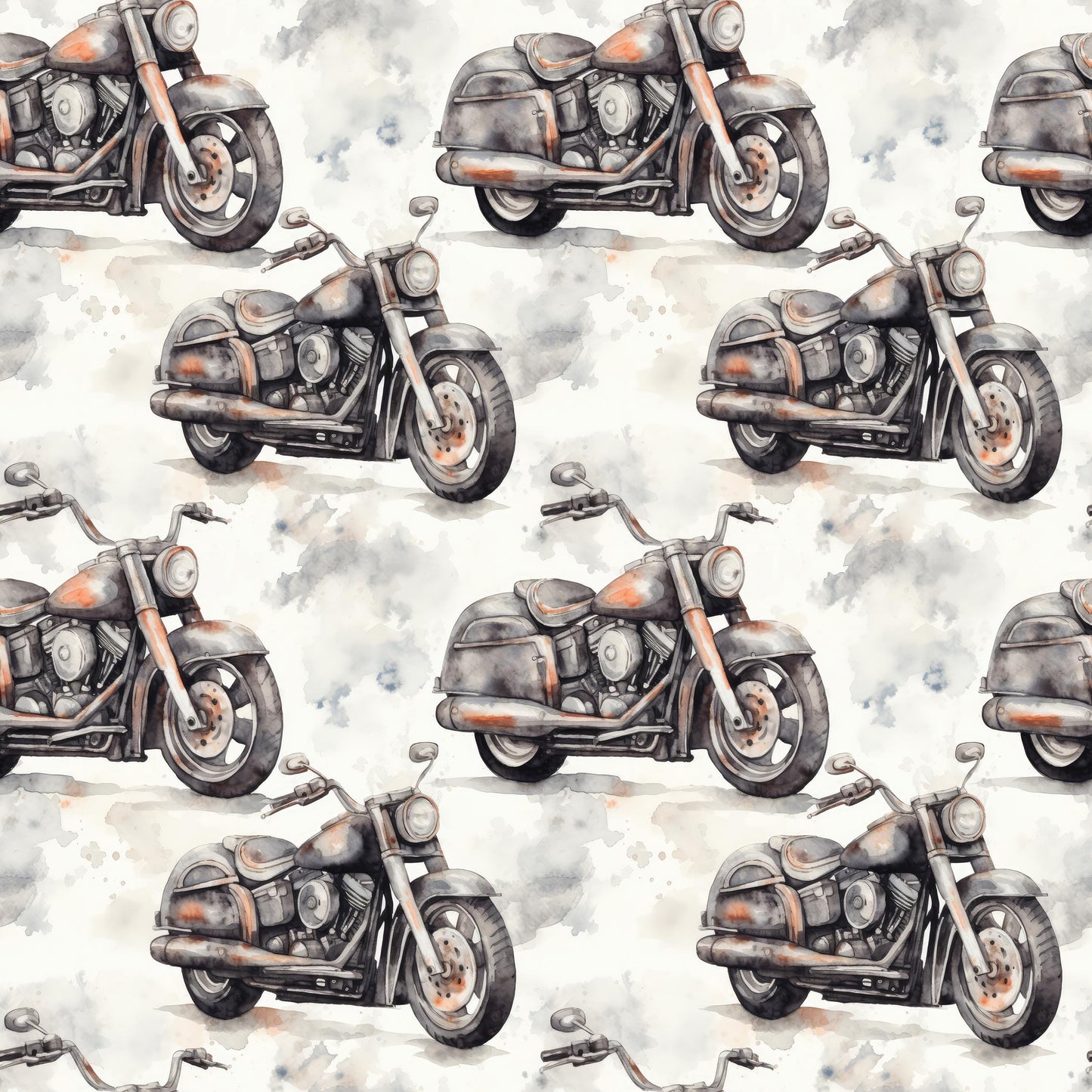 Eigenproduktion Stoff Motorrad