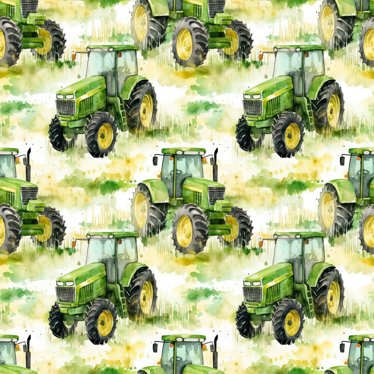 Eigenproduktion Stoff Traktor
