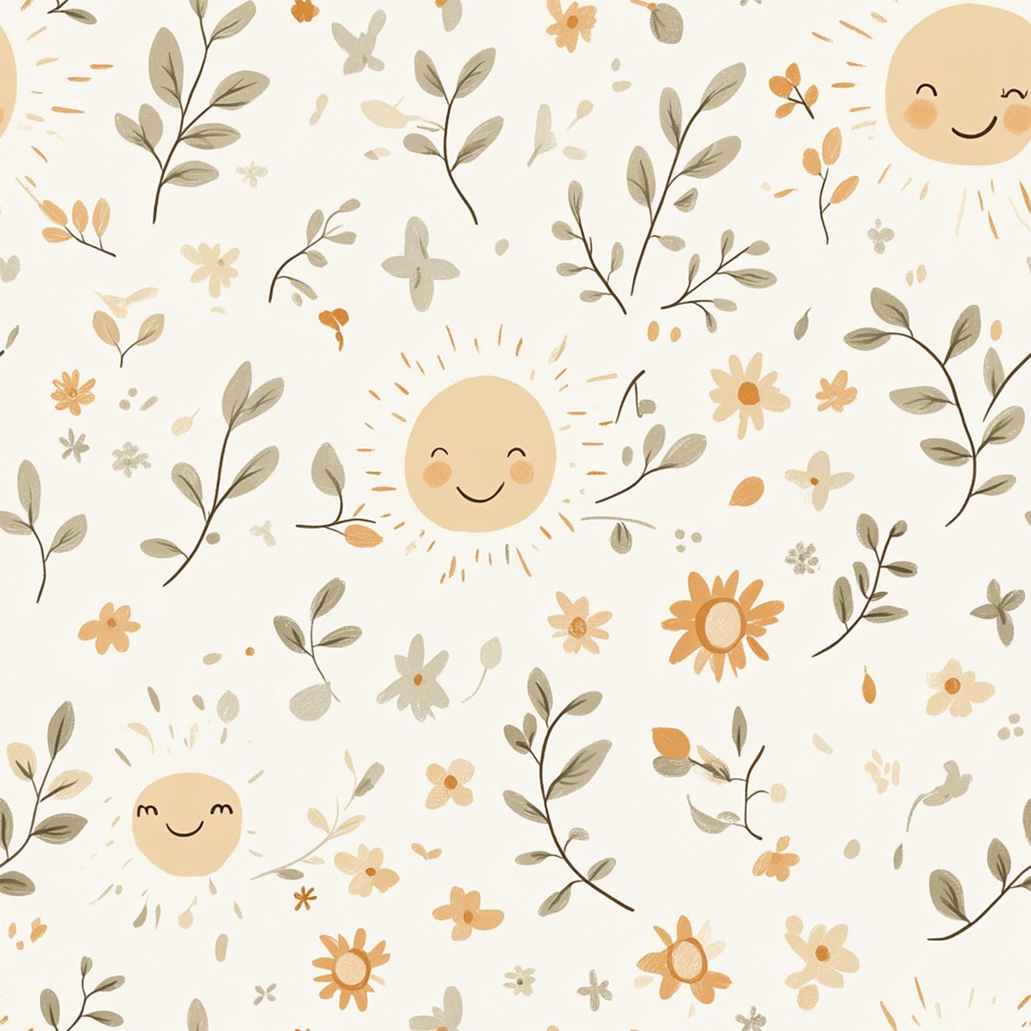 Eigenproduktion Stoff Sonne