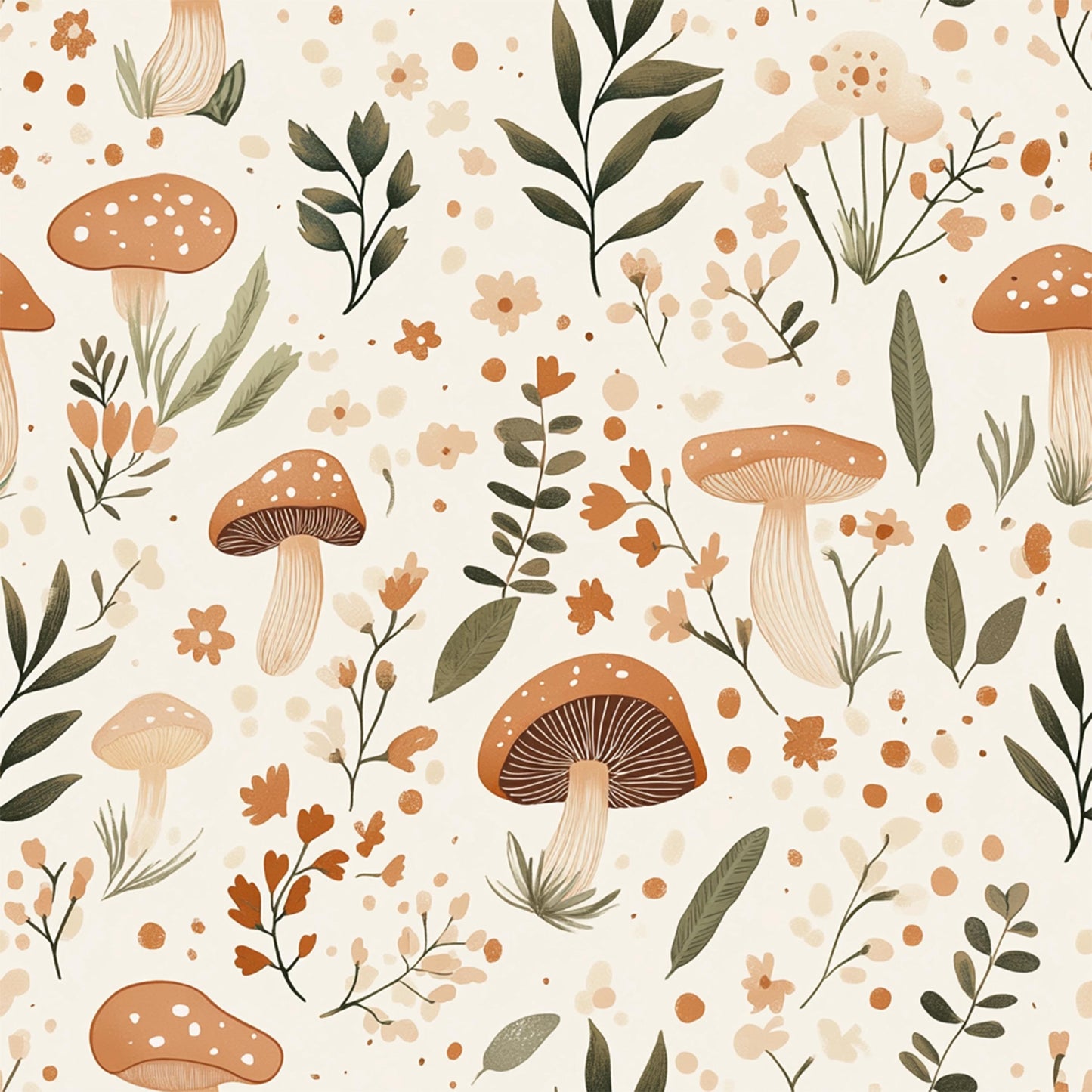 Eigenproduktion Stoff Pilze