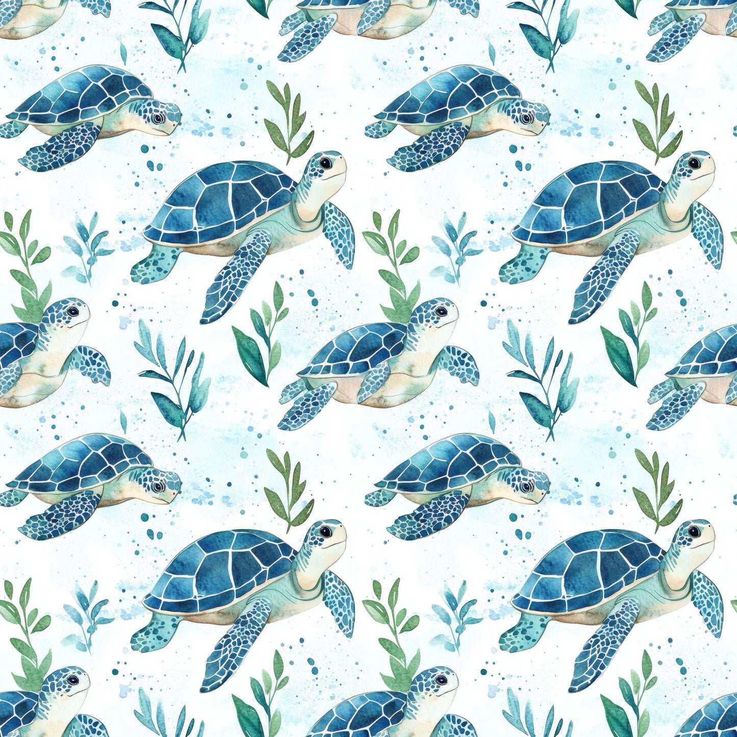 Eigenproduktion Stoff Schildkröten