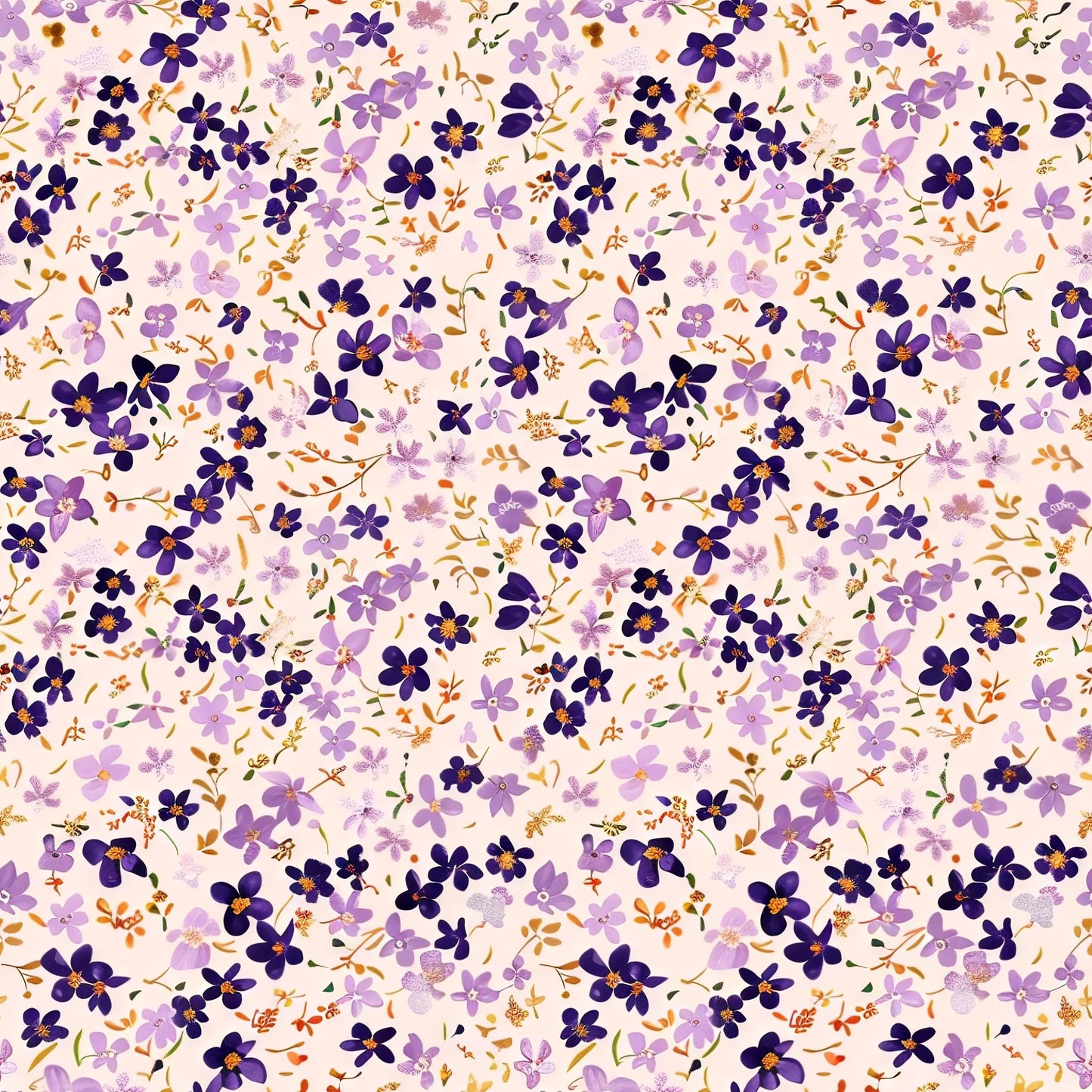 Eigenproduktion Stoff Boho Blumen
