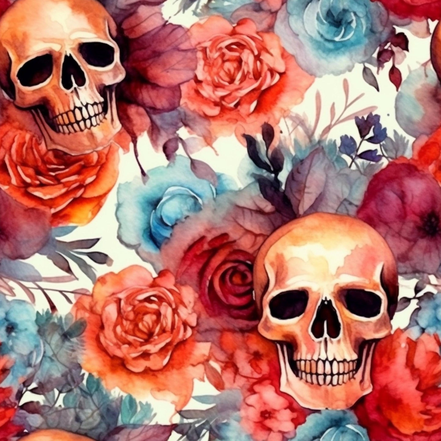 Eigenproduktion Stoff Skull