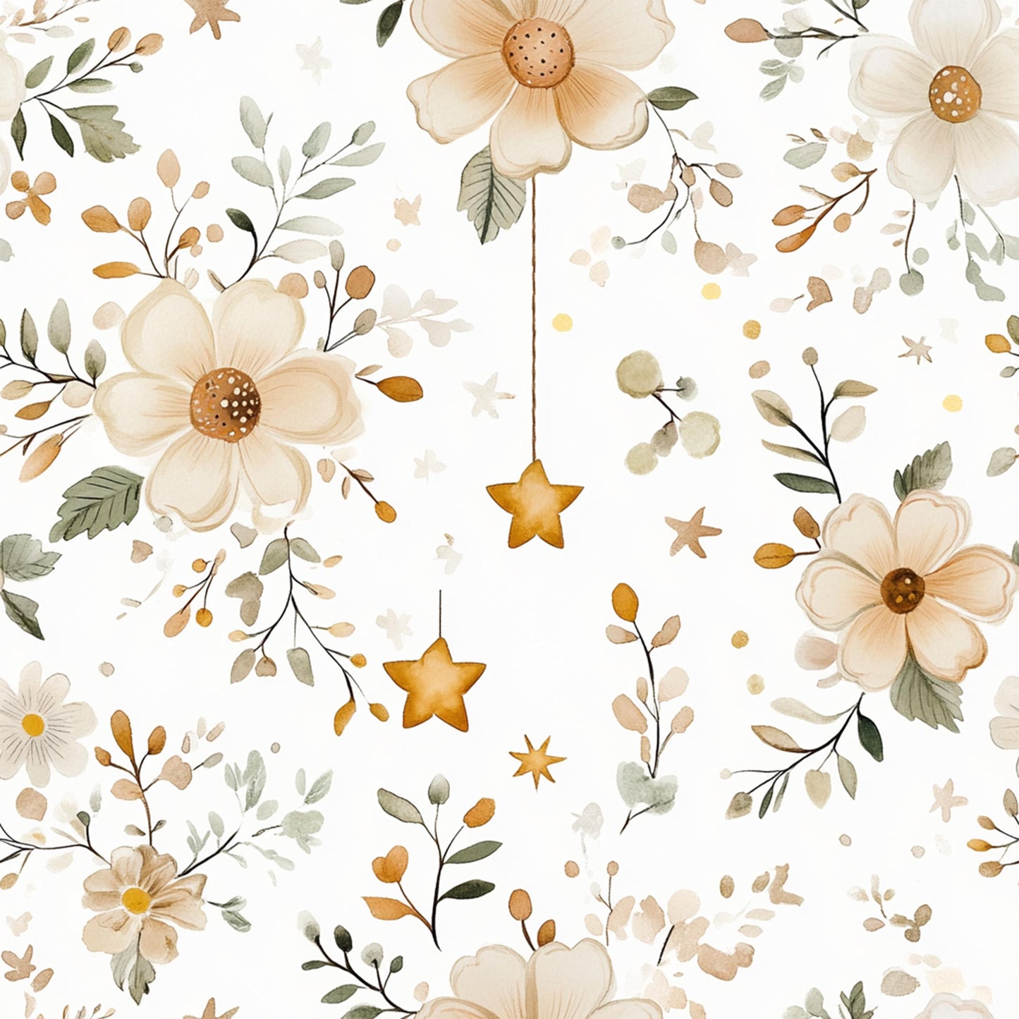 Eigenproduktion Stoff Blumen