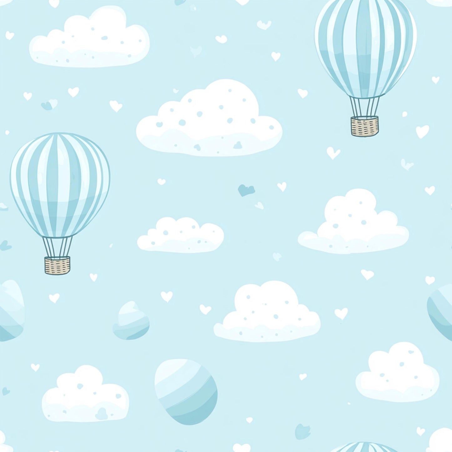 Eigenproduktion Stoff Heißluftballon