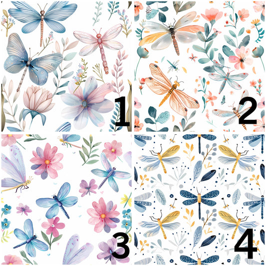 Eigenproduktion Stoff Libelle