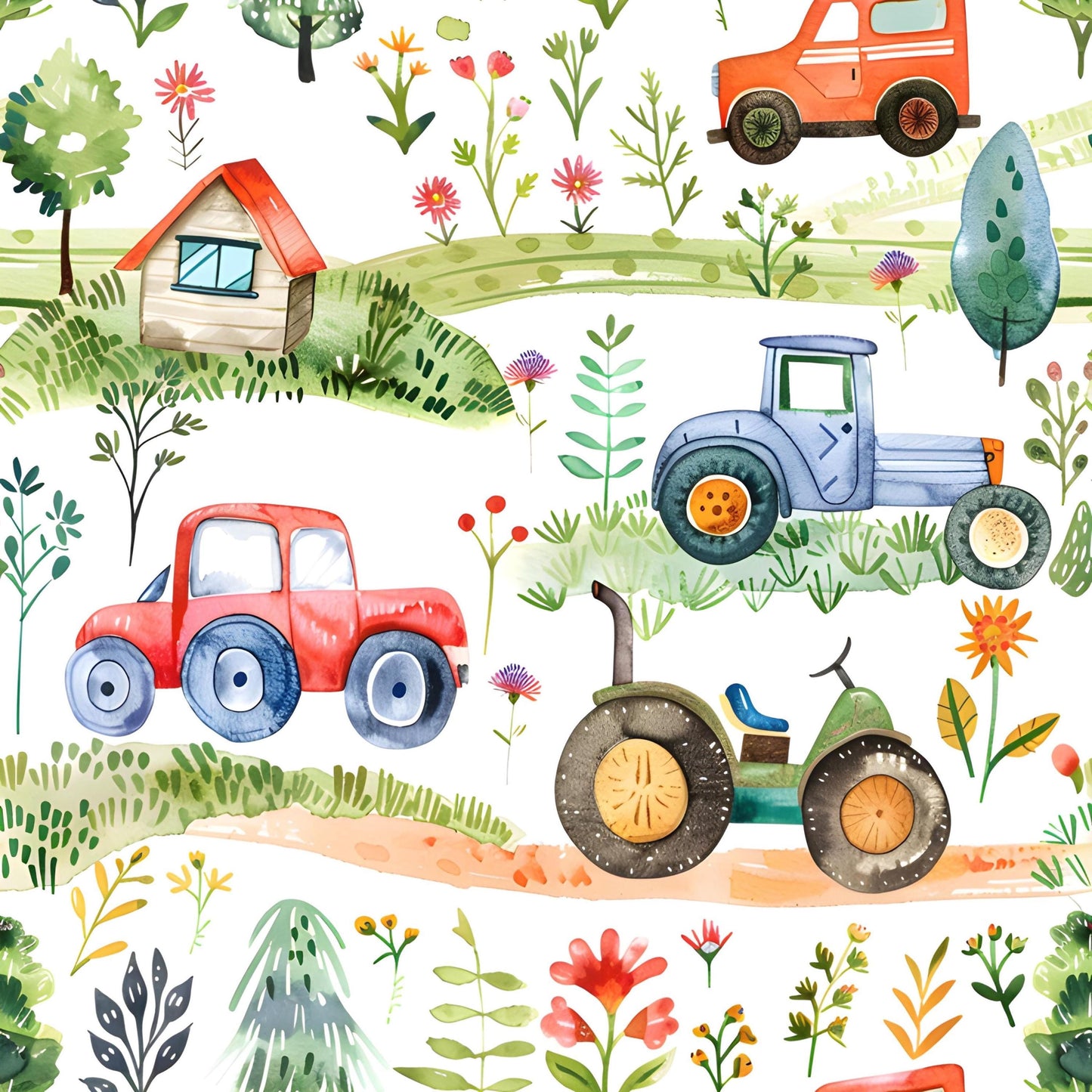 Eigenproduktion Stoff Bauernhof
