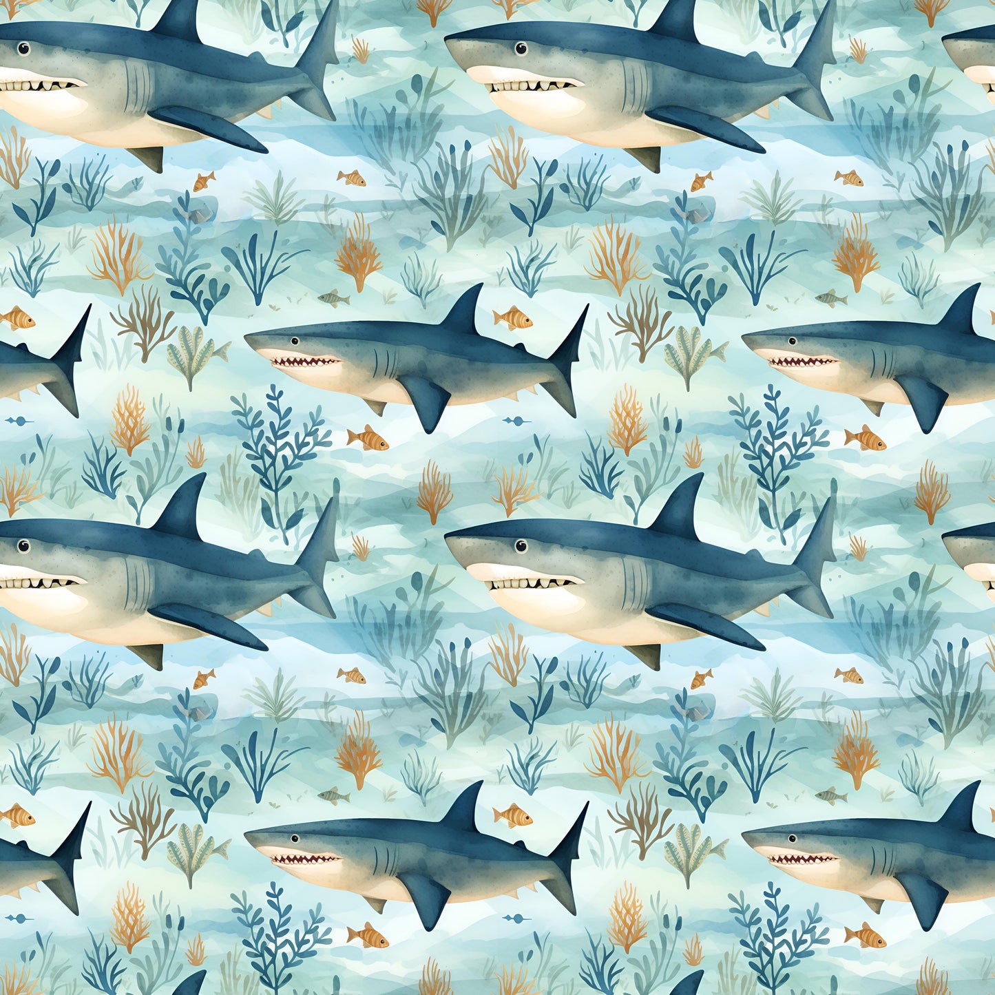 Eigenproduktion Stoff Hai