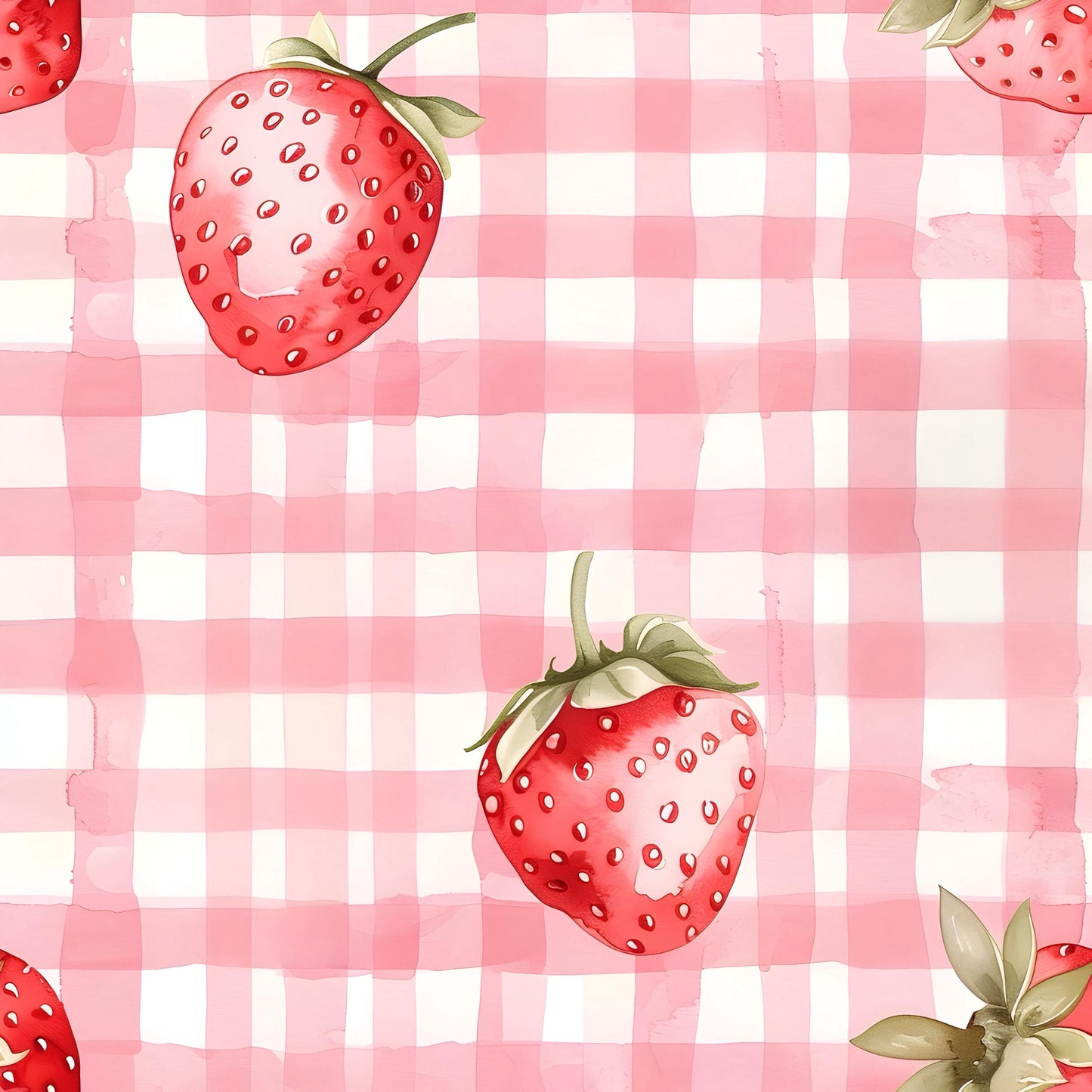 Eigenproduktion Stoff Früchte Erdbeere