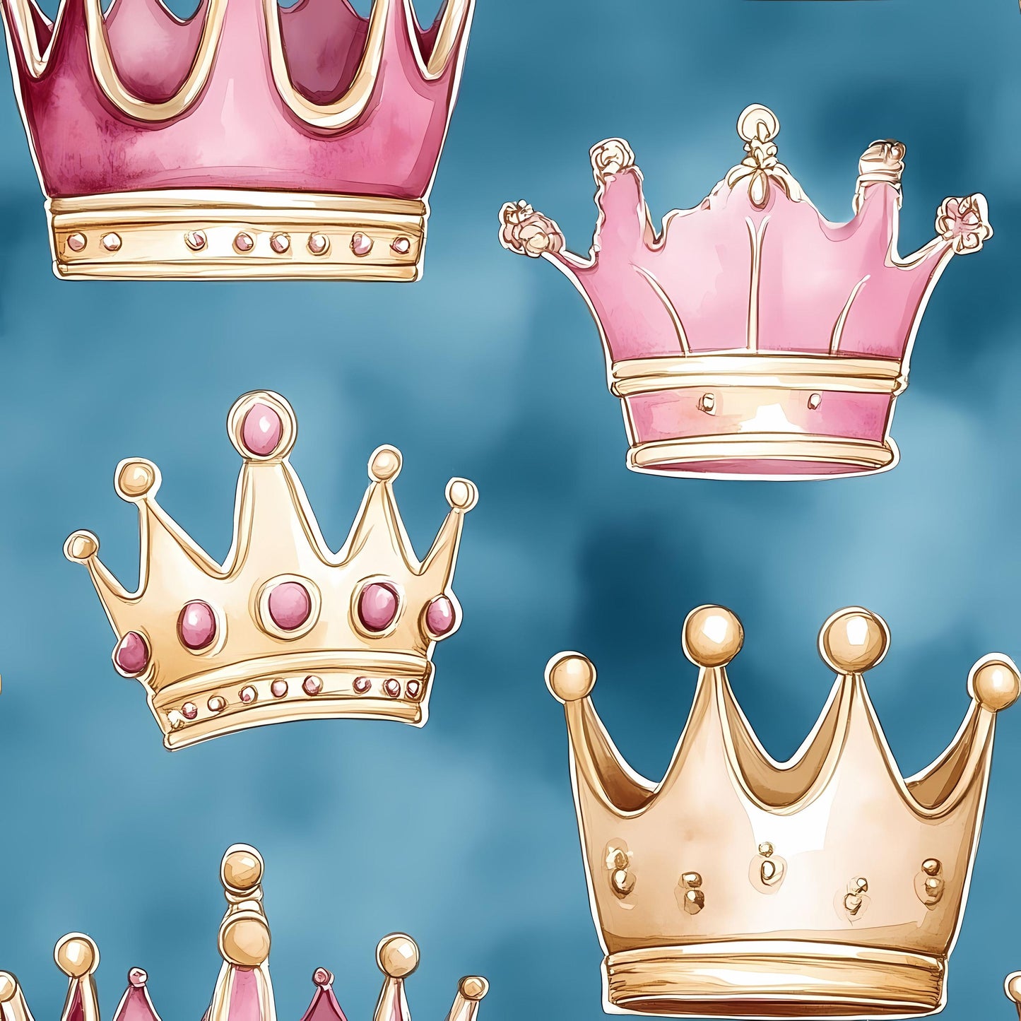 Eigenproduktion Stoff Krone