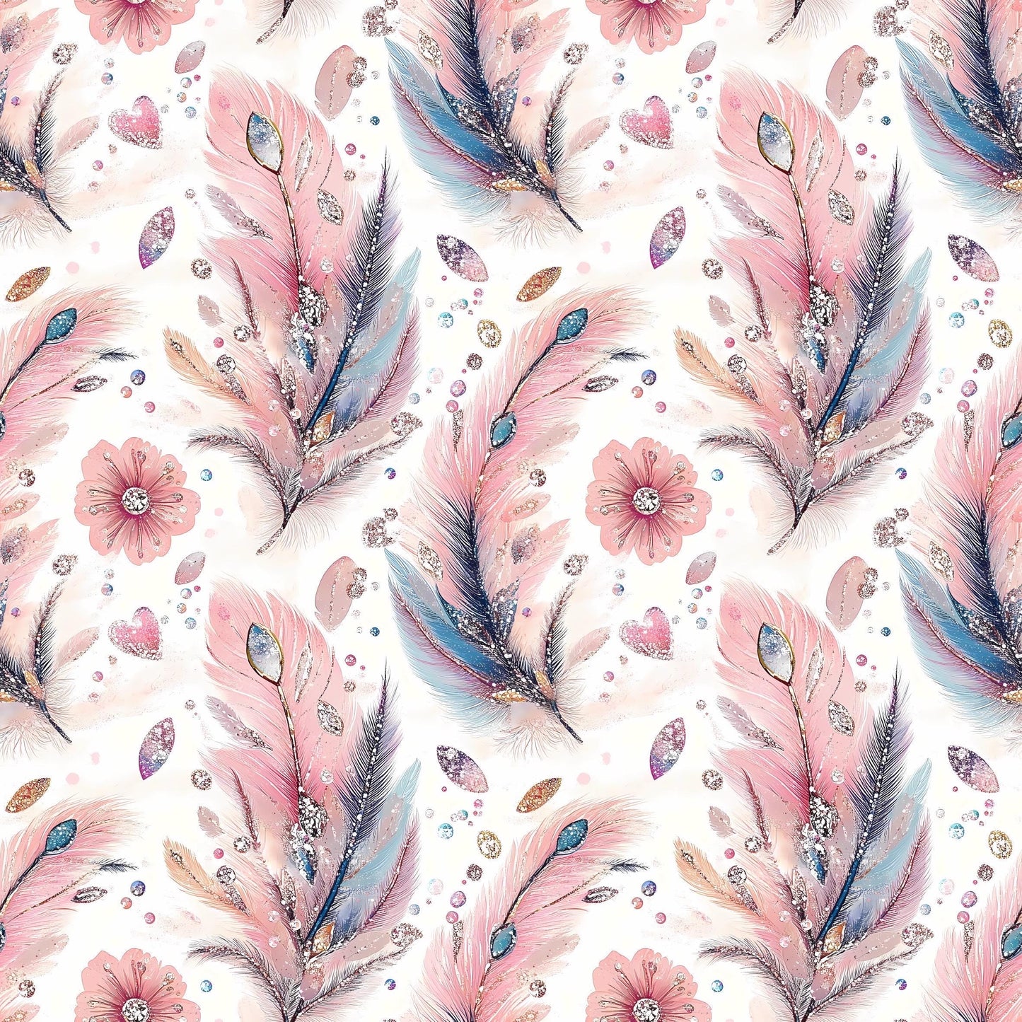 Eigenproduktion Stoff Feder