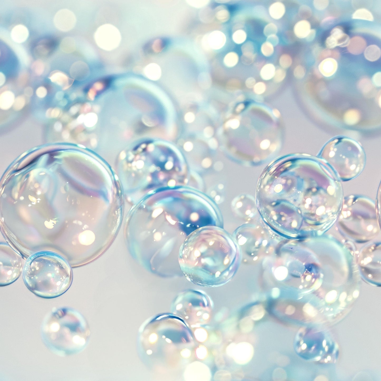 Eigenproduktion Stoff Blasen - Blubber - Seifenblasen
