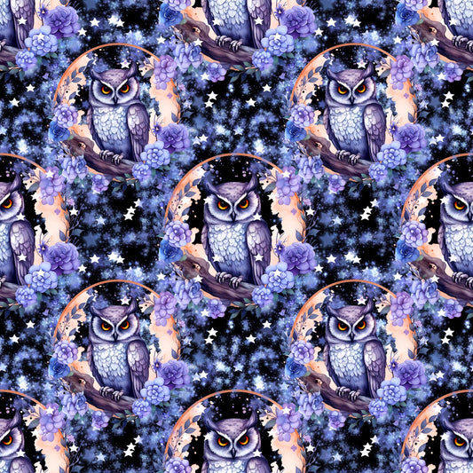 Eigenproduktion Stoff Eule