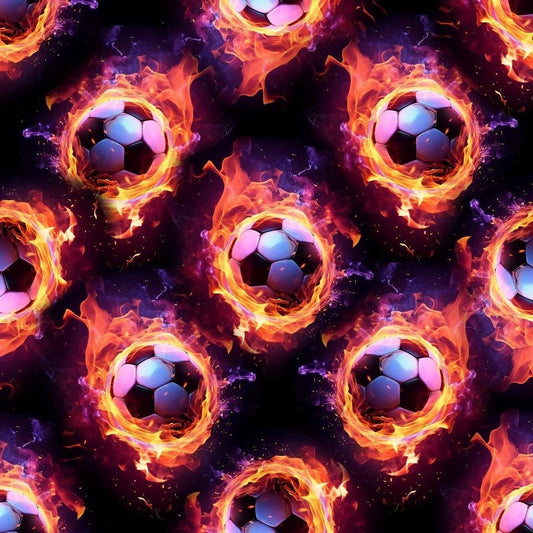 Eigenproduktion Stoff Fußball