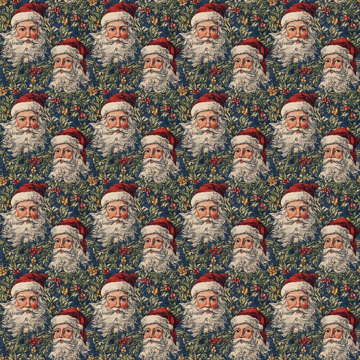 Eigenproduktion Stoff Weihnachtsmann