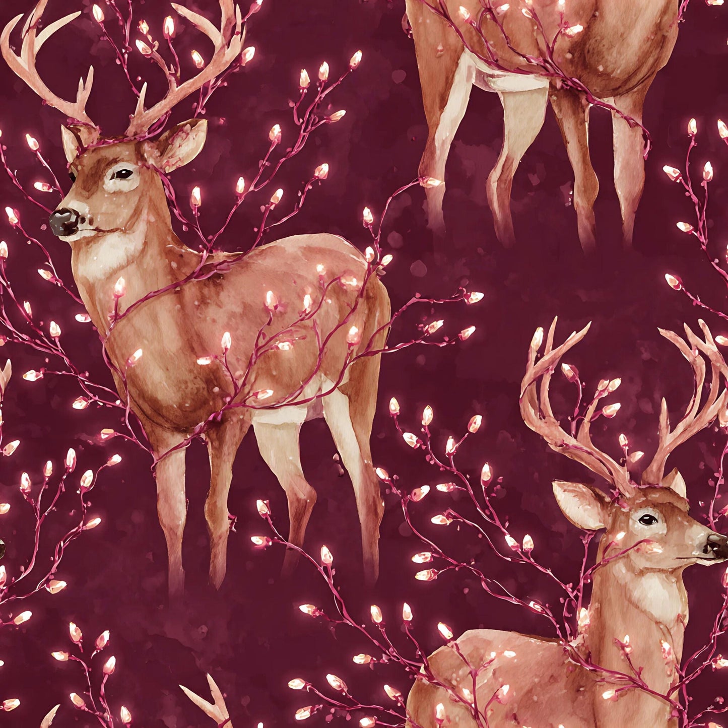 Eigenproduktion Stoff Hirsch