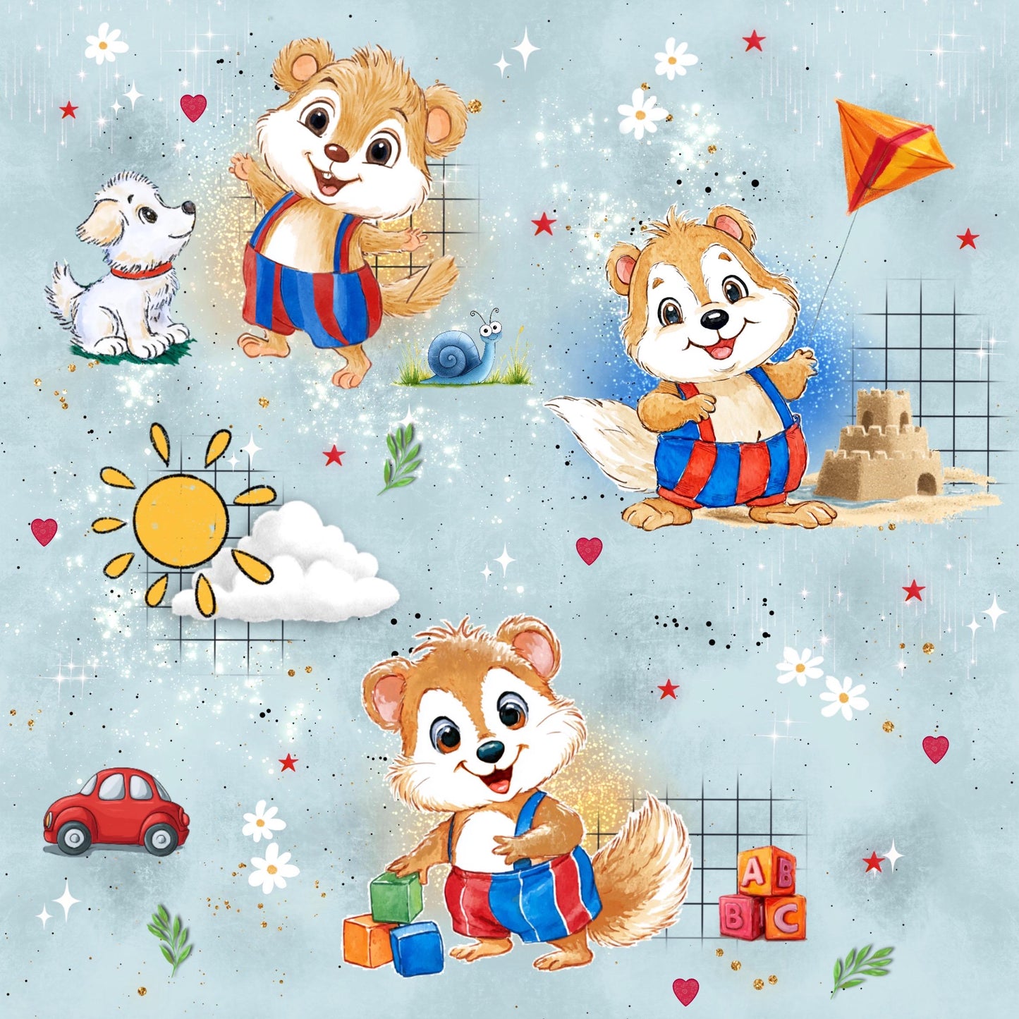 Eigenproduktion Stoff Bobo