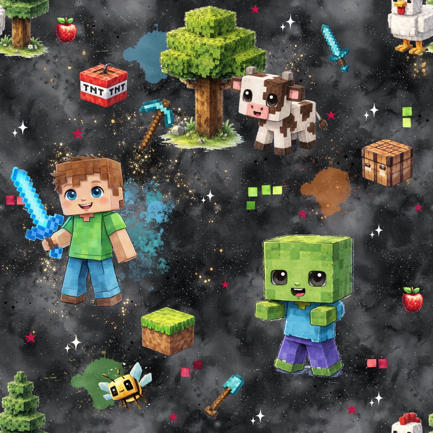 Eigenproduktion Stoff Mine