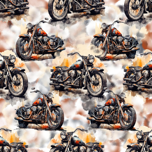 Eigenproduktion Stoff Motorrad