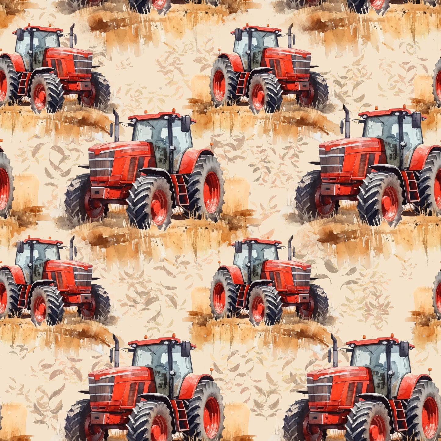 Eigenproduktion Stoff Traktor