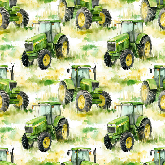 Eigenproduktion Stoff Traktor