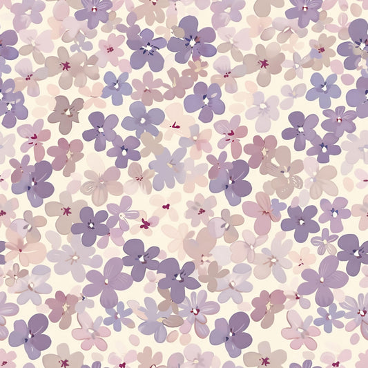 Eigenproduktion Stoff Boho Blumen