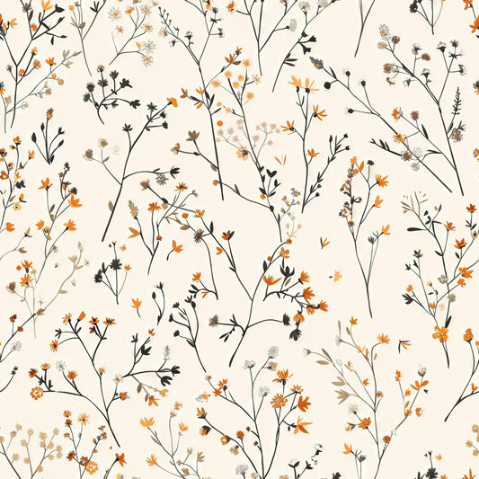 Eigenproduktion Stoff Boho Blumen