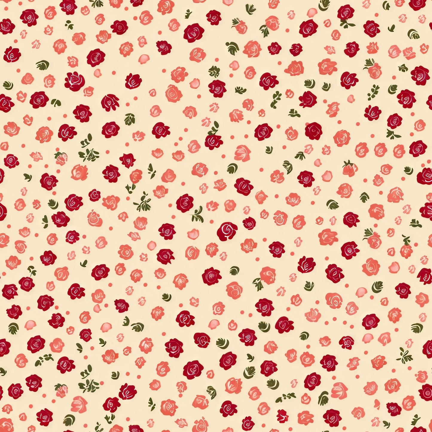 Eigenproduktion Stoff Boho Blumen