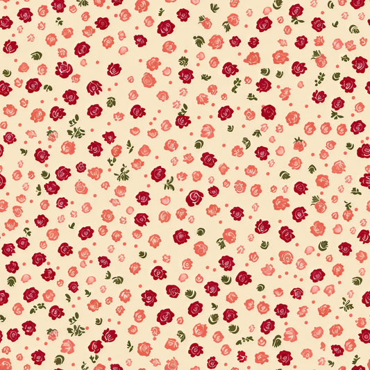 Eigenproduktion Stoff Boho Blumen