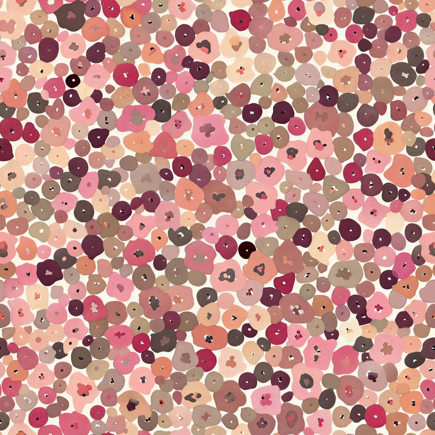 Eigenproduktion Stoff Boho Blumen