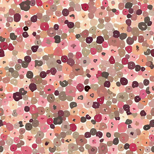Eigenproduktion Stoff Boho Blumen