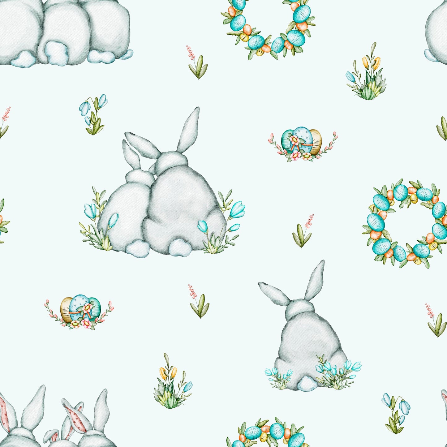 Eigenproduktion Stoff Ostern