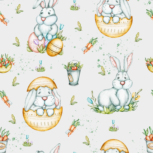 Eigenproduktion Stoff Ostern