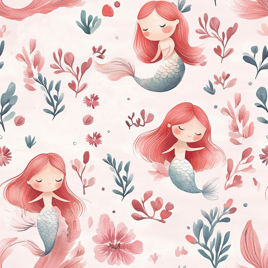 Eigenproduktion Stoff Meerjungfrau