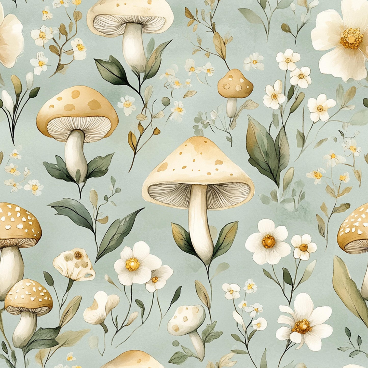 Eigenproduktion Stoff Pilze