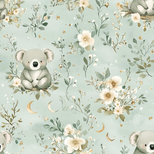 Eigenproduktion Stoff Panda