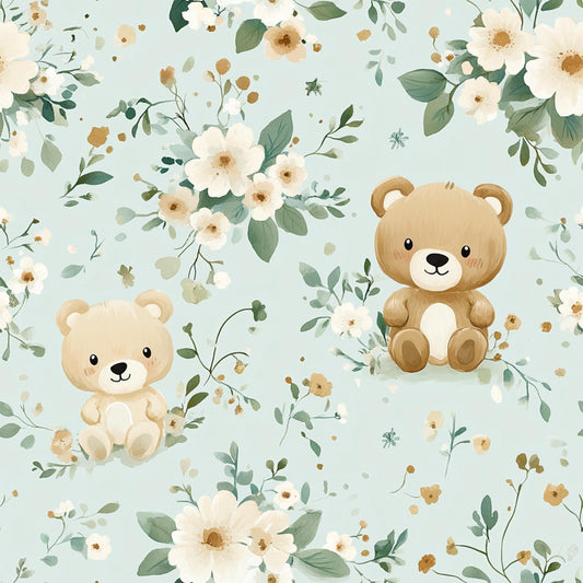 Eigenproduktion Stoff Bären