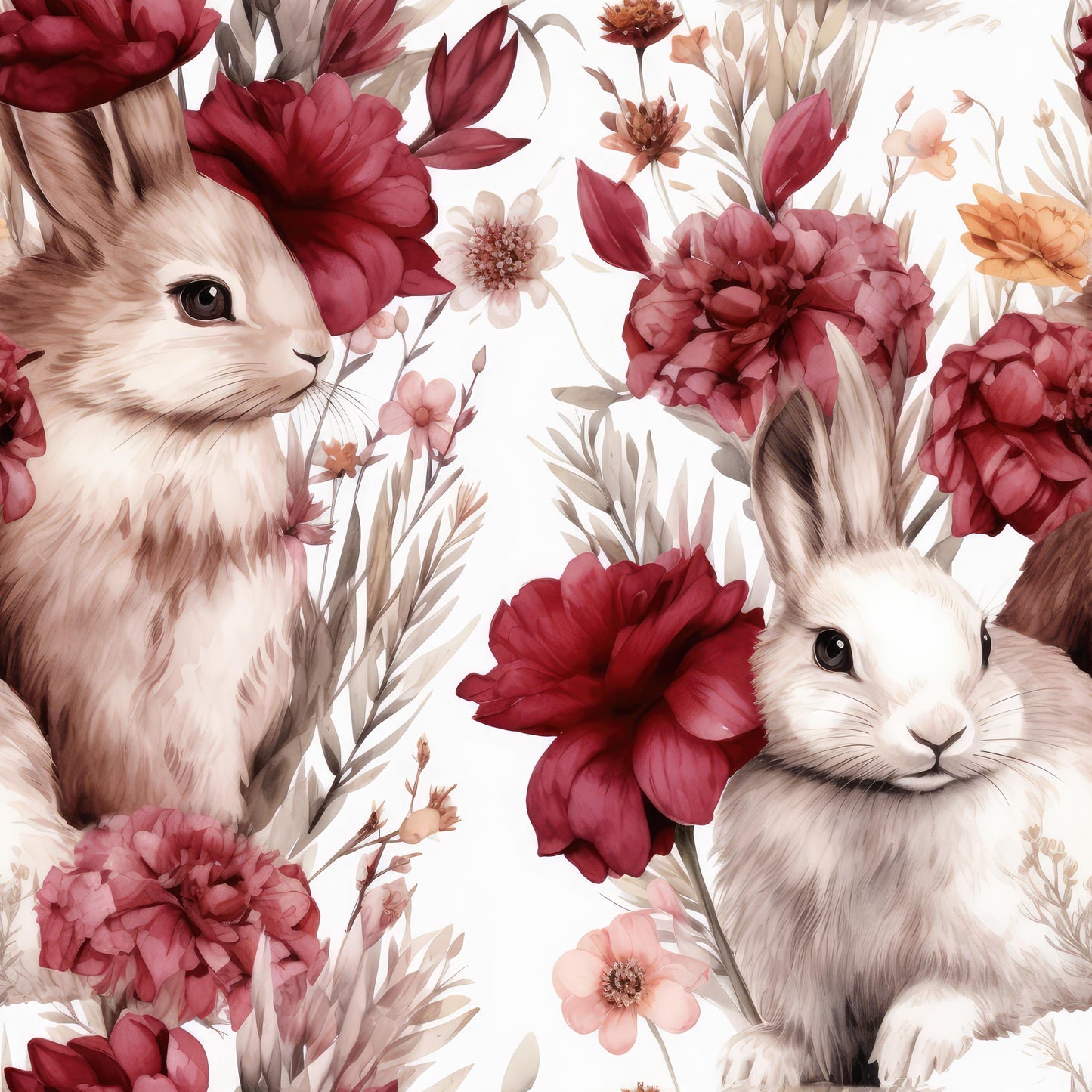 Eigenproduktion Stoff Hase