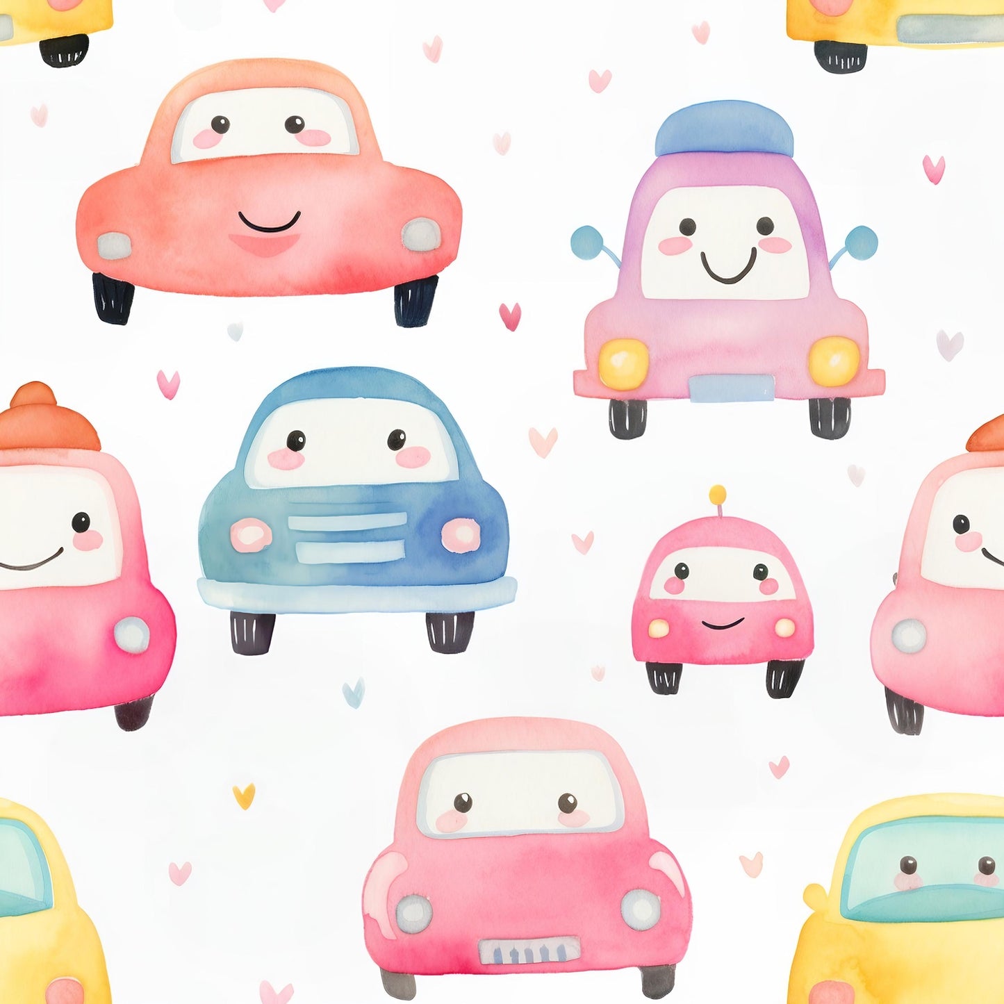 Eigenproduktion Stoff Autos