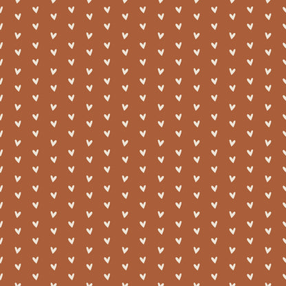 Eigenproduktion Stoff Herzen