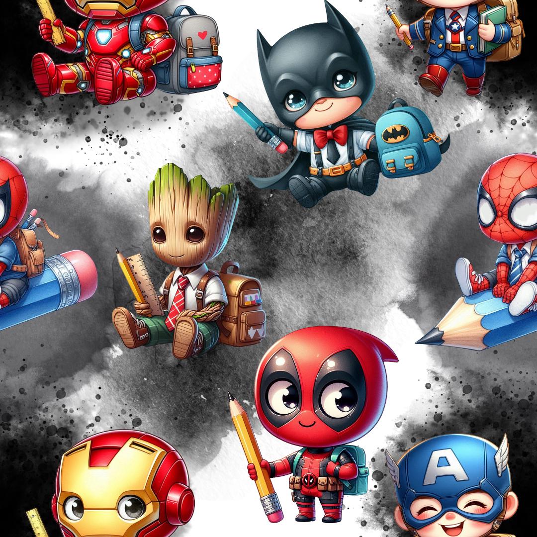 Eigenproduktion Stoff Superhelden