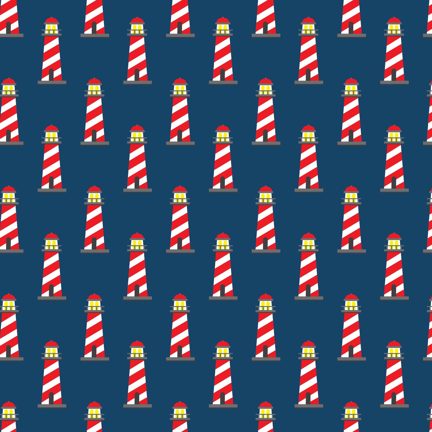 Eigenproduktion Stoff Leuchtturm