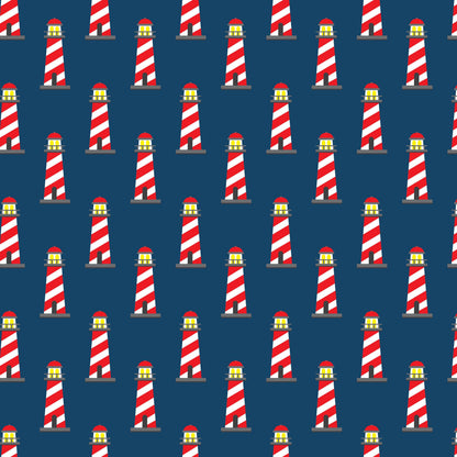 Eigenproduktion Stoff Leuchtturm