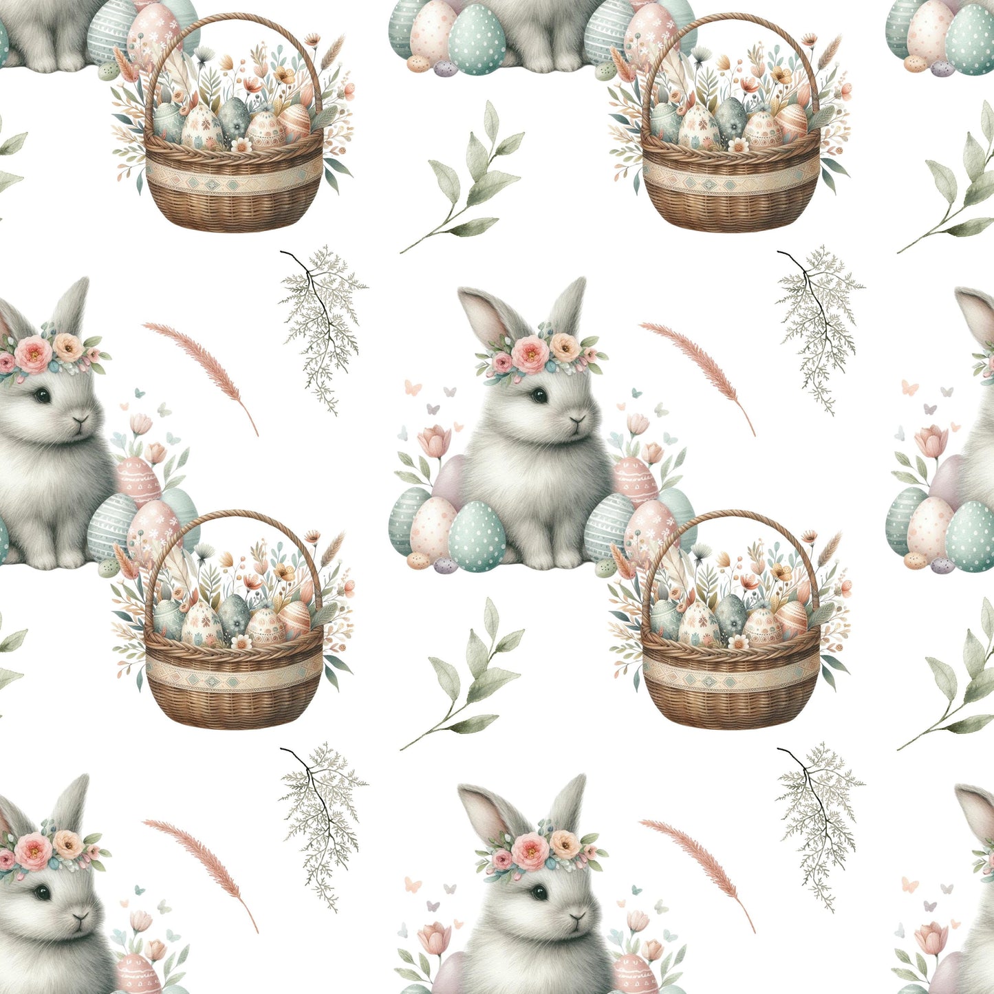 Eigenproduktion Stoff Osterhase