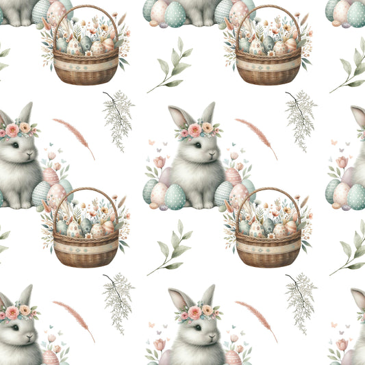 Eigenproduktion Stoff Osterhase