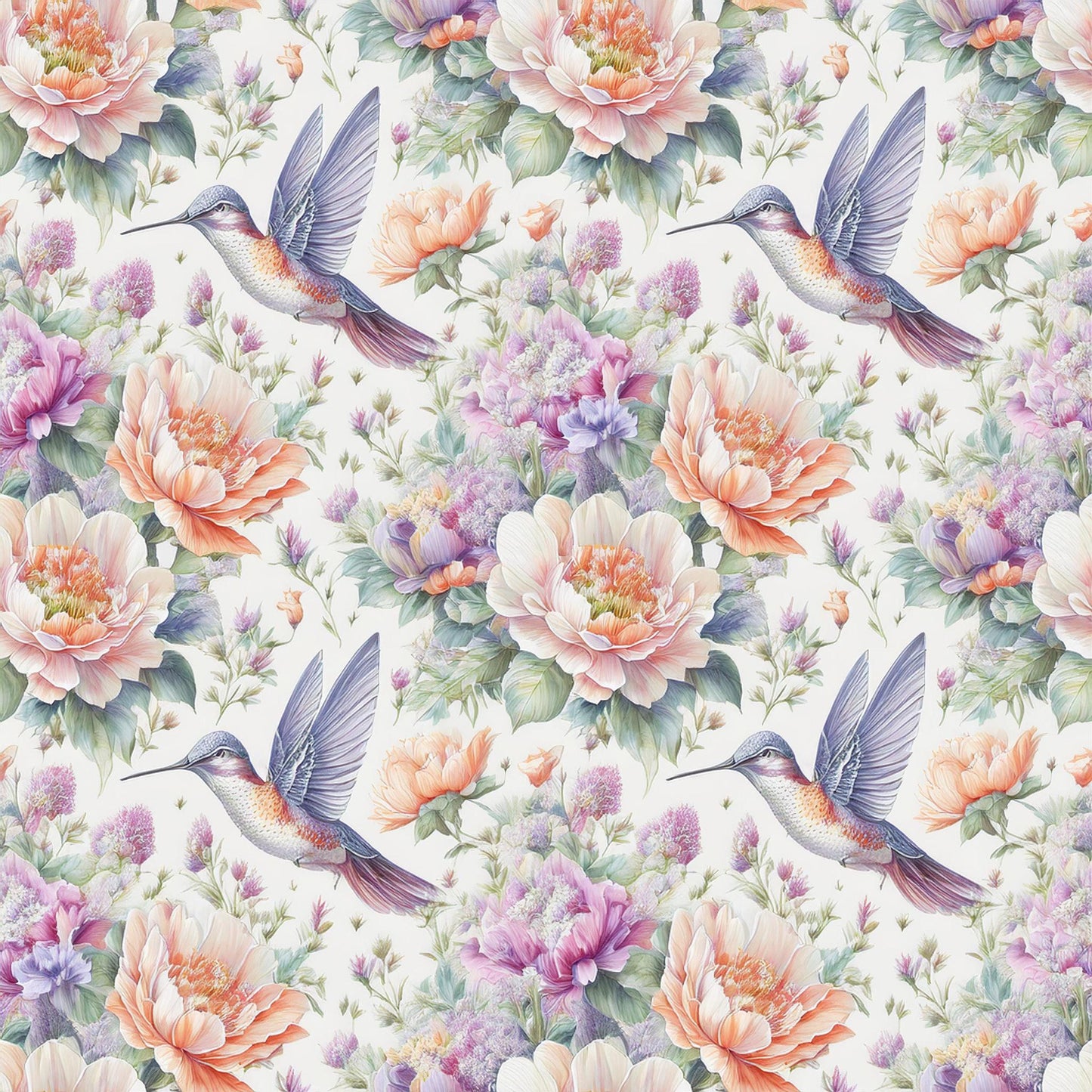 Eigenproduktion Stoff Kolibri