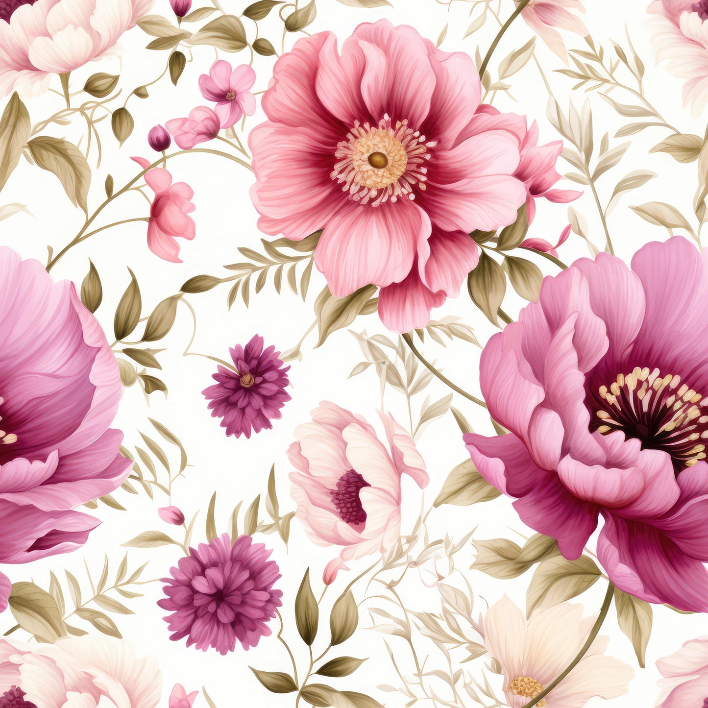 Eigenproduktion Stoff Flower