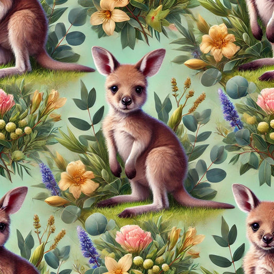 Eigenproduktion Stoff Kängeru