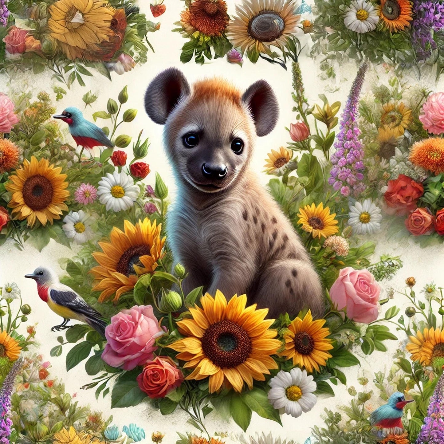 Eigenproduktion Stoff Hyäne