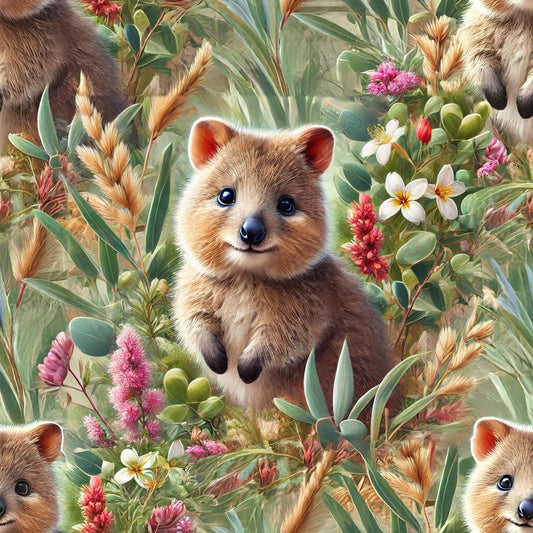 Eigenproduktion Stoff Tiere